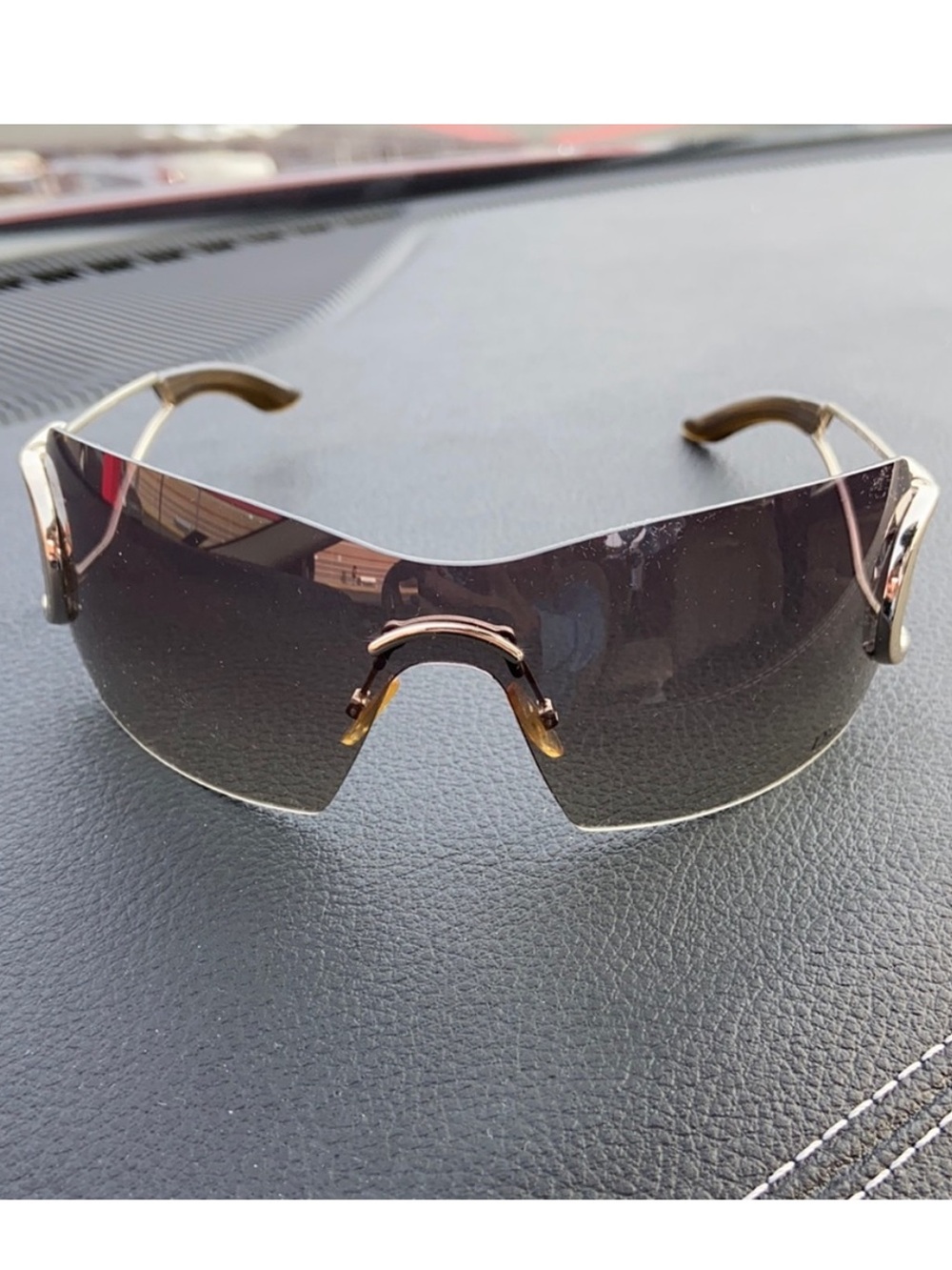 DIOR • Semi-Wraparound Sunglasses